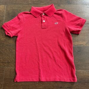 Vineyard Vines Kids Classic Red Polo
